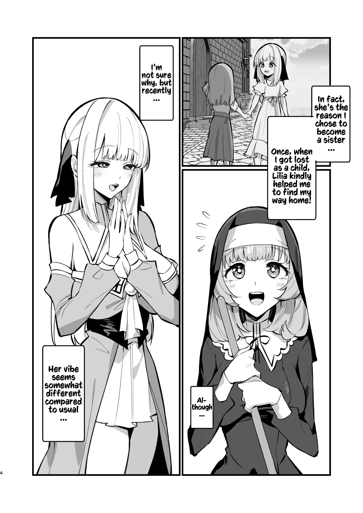 Hentai Manga Comic-A Sister's Absolute Defeat: Until an Innocent Nun Enters Heat and Indulges in Passionate Mating Sex-Read-3